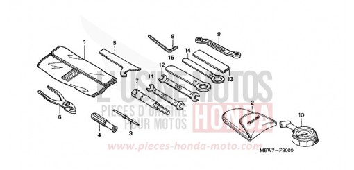 WERKZEUGE CBR600F5 de 2005