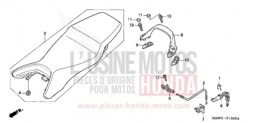 SITZ CBR600F5 de 2005