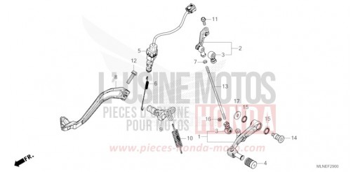 PEDALE CRF1100A4S de 2025