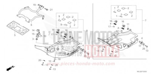 MOTORSCHUTZPLATTE CRF1100A2P de 2023