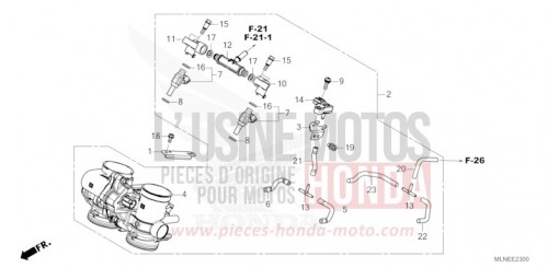 DROSSELKLAPPENGEHAEUSE CRF1100A3S de 2025