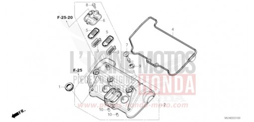 ZYLINDERKOPFDECKEL CRF1100AS de 2025