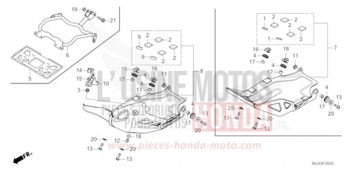 MOTORSCHUTZPLATTE CRF1100D4R de 2024