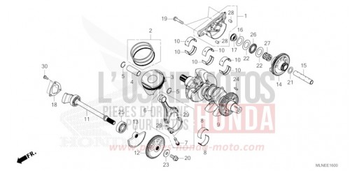KURBELWELLE/KOLBEN CRF1100D3S de 2025
