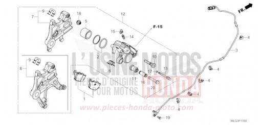 HINTERRAD-BREMSSATTEL CRF1100DN   de 2022