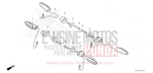 BLINKER CRF1100DN   de 2022