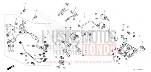 HILFSKABELBAUM/ZUENDSPULE CRF1100DN   de 2022