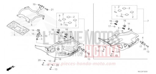 MOTORSCHUTZPLATTE CRF1100DN   de 2022