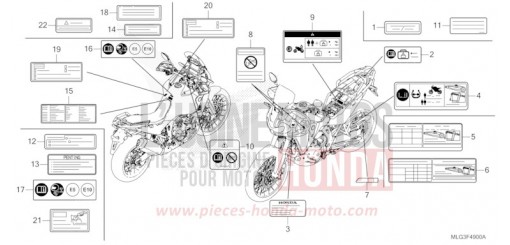 WARNETIKETT CRF1100DN   de 2022