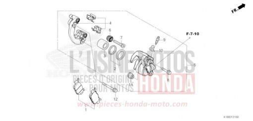 HINTERRAD-BREMSSATTEL NSS350AR de 2024