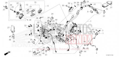 KABELBAUM/FERNBEDIENUNGSSCHLUESSEL NSS350AR de 2024