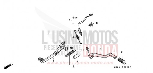 PEDALE NSR125RY de 2000