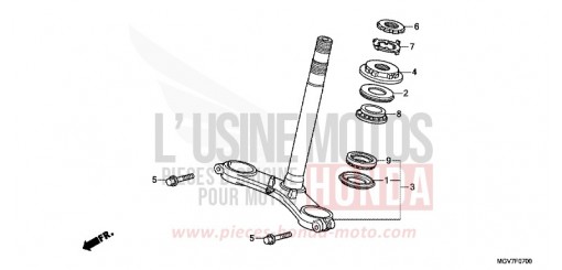 LENKSCHAFT CBR600FC de 2012