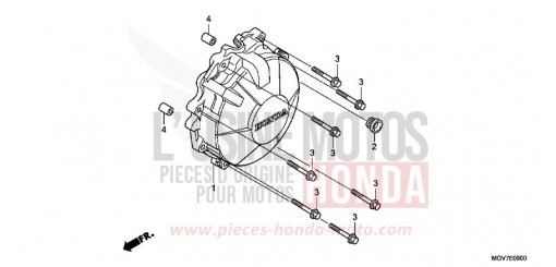 GENERATORABDECKUNG CBR600FC de 2012