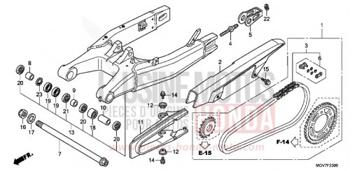 SCHWINGE CBR600FC de 2012