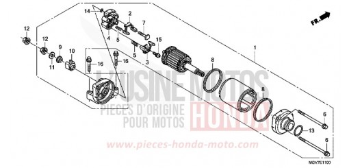 ANLASSER CBR600FB de 2011