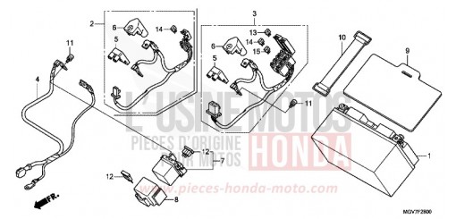 BATTERIE CBR600FB de 2011