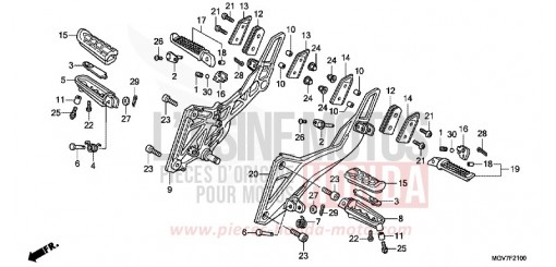 STUFE CBR600FB de 2011