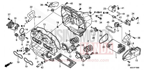 LUFTFILTER CBR600FB de 2011