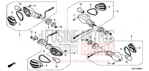 BLINKER CBR600FB de 2011