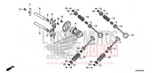 NOCKENWELLE/VENTIL NSS300AD de 2013