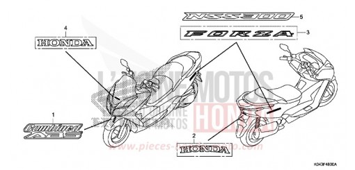 MARKE/EMBLEM NSS300AD de 2013