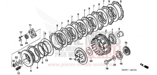KUPPLUNG NT700VA8 de 2008