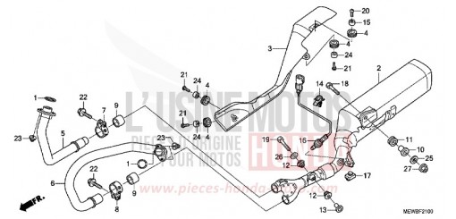 ABGAS-SCHALLDAEMPFER NT700VAB de 2011