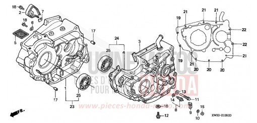 KURBELGEHAEUSE NX250P de 1993