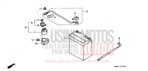 BATTERIE NX250P de 1993