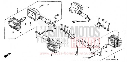 BLINKER NX250P de 1993