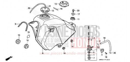 KRAFTSTOFFTANK NX250P de 1993