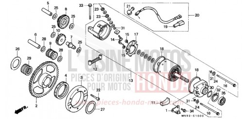 ANLASSER NX650K de 1989