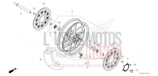 VORDERRAD NT1100DT de 2026