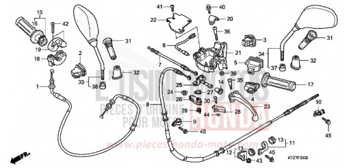 HEBELGRIFF/SCHALTER/KABEL PES1257 de 2007