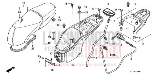 SITZ/HANDGEPAECKFACH PES1257 de 2007