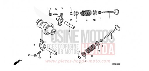 NOCKENWELLE/VENTIL PES125A de 2010