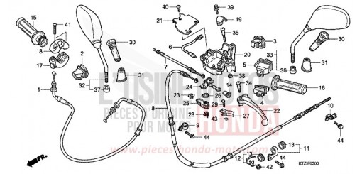 HEBELGRIFF/SCHALTER/KABEL PES125A de 2010
