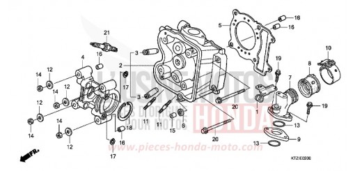 ZYLINDERKOPF PES125RA de 2010
