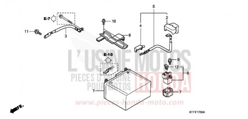 BATTERIE SH150A de 2010