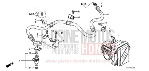 DROSSELKLAPPENGEHAEUSE SH150A de 2010