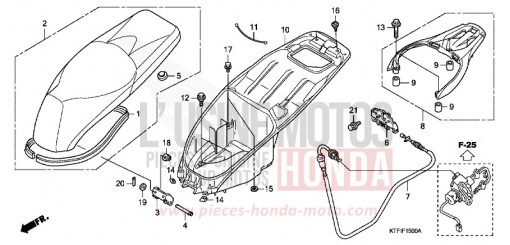SITZ/HANDGEPAECKFACH SH150A de 2010