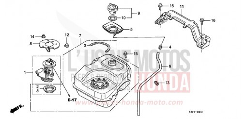 KRAFTSTOFFTANK SH150A de 2010
