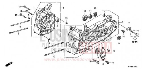 KURBELGEHAEUSE SH150B de 2011