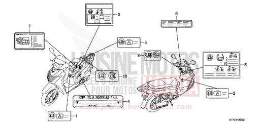 WARNETIKETT SH150B de 2011
