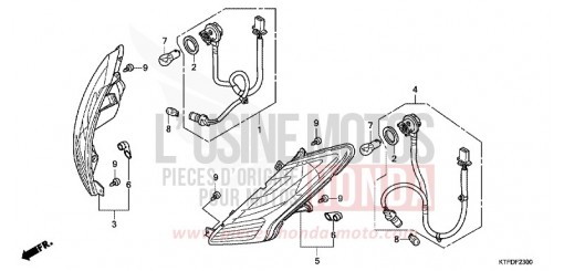 BLINKER SH150B de 2011