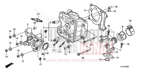 ZYLINDERKOPF SH150RA de 2010