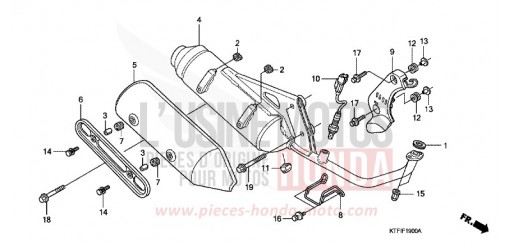 ABGAS-SCHALLDAEMPFER SH150RA de 2010