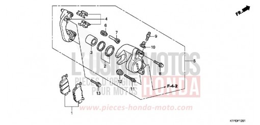 HINTERRAD-BREMSSATTEL SH150RB de 2011
