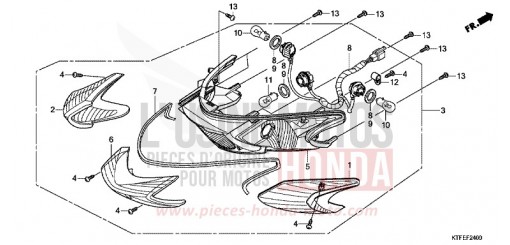 KOMBINATIONSLEUCHTE SH150RC de 2012
